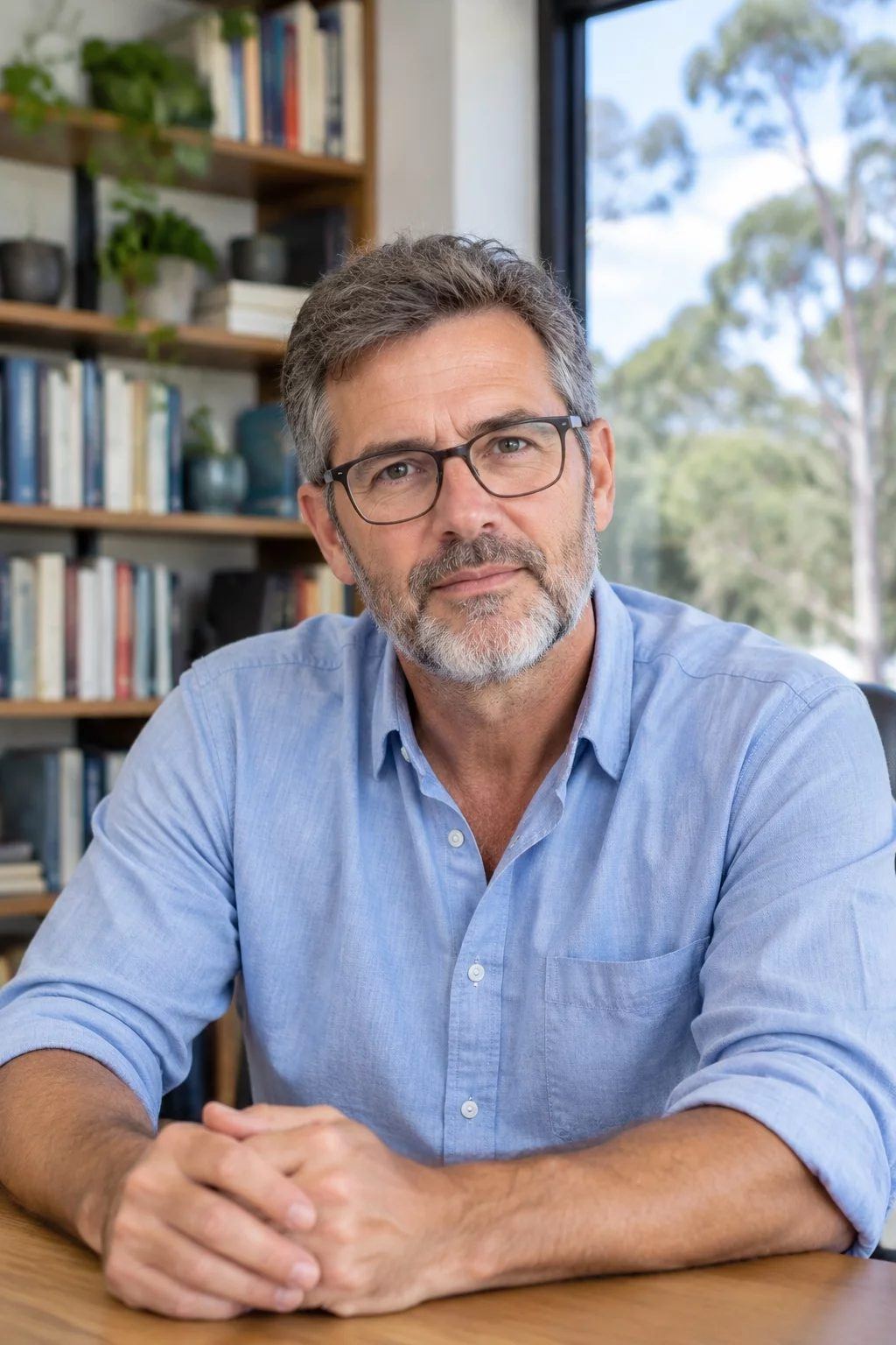 Portrait of Peter Novak, data and fact-check editor